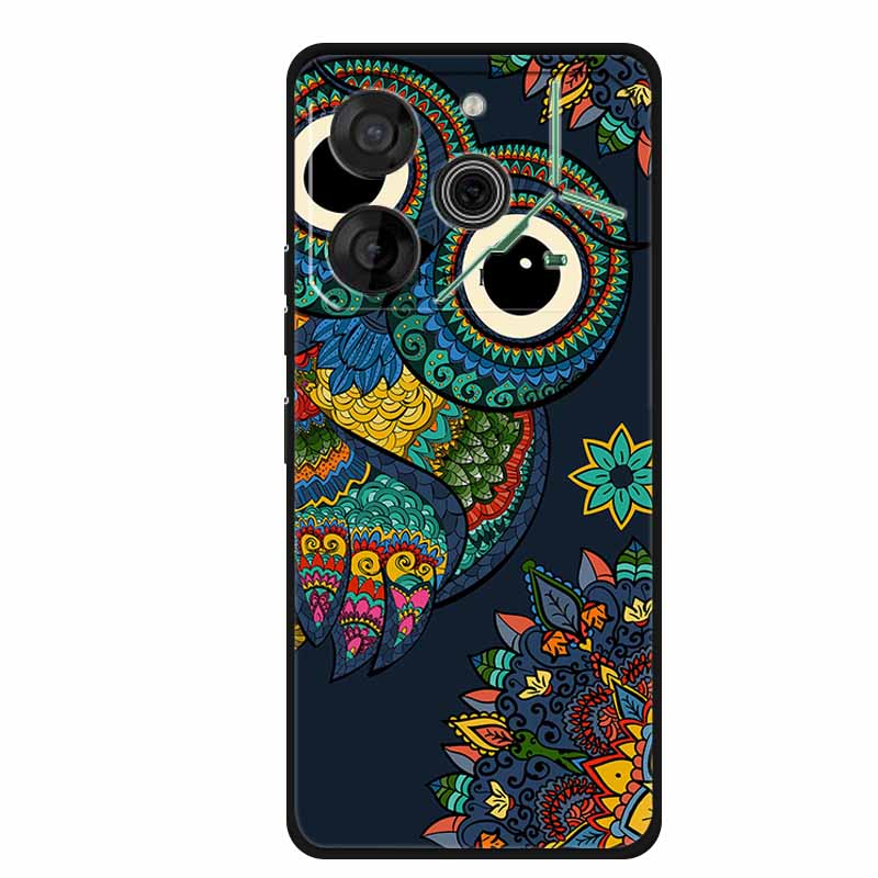 Чехол для Tecno Pova 6 Neo Животные ТПУ Мягкий Силикон Задняя Крышка Чехлы для Телефона для Tecno Pova 6Neo 6.78" Ударопрочный Волк Крутой funda