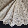 1Meters/lot 33cm Wide Cotton Thread Three-dimensional Embroidery Lace Home Textile Women's Clothing Skirt Decoration Accessories