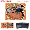 Chainsaw Man Anime Wallet Portable Large Capacity Full Color Folding Leather Purse Unisex Coin Bag