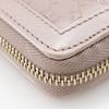 Gucci Interlocking G Purse 308012 Zip Around Pink Sima Leather Women Used