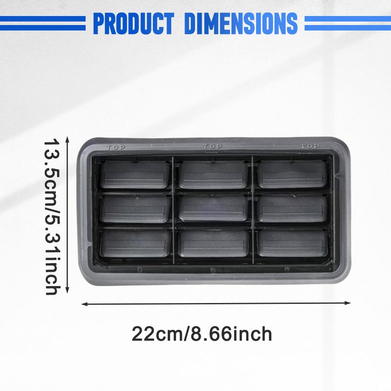 Rear Tailgate Air Vent Grille Outlet Net Grill for Jeep Wrangler JK 2010 2011 2012 2013 2014 2015-2018 05058636AD 55394330AB
