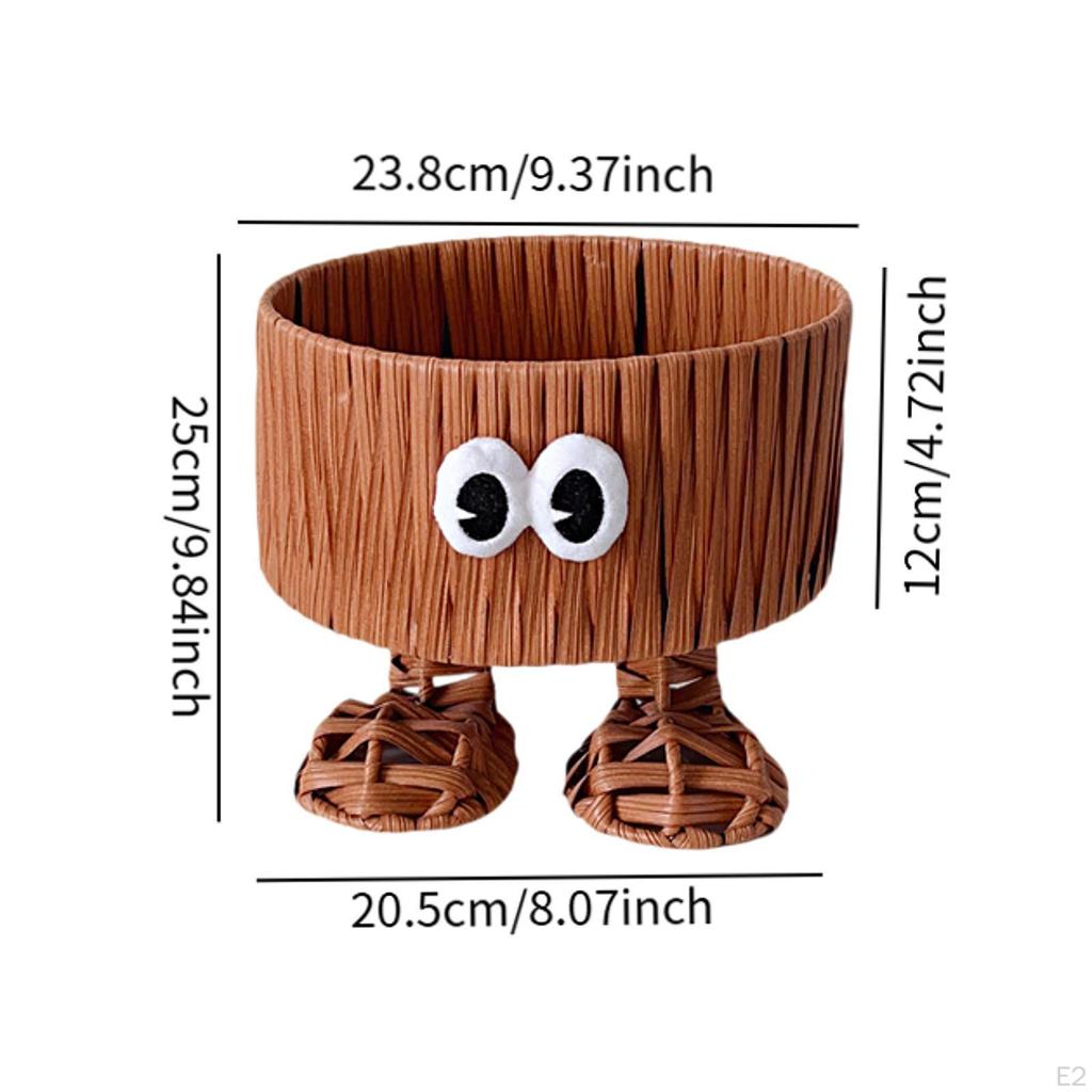 Корзина для хранения домашнего декора для печенья и выпечки с имитацией ротанга
