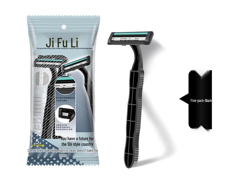 Two-Layer Disposable Hotel Razor: Clog-Free, Quick & Convenient for Business Trips