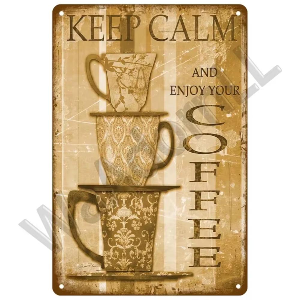 DORA Tin Sign Coffee Tin Sign Posters Wall Decorations Vintage Cafe Retro Club Pub Bar Painting Home Decor Friends Wall Art