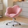 Офисное кресло Formwell Home Office Chair с обивкой средней высоты, современным дизайном, стеганой спинкой, поворотным механизмом и регулируемой высотой, обивкой из овечьей шерсти.