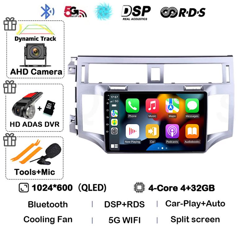 Android 14 Carplay Auto For Toyota Avalon 3 2005 2006 2007 2008 2009 2010 Car Radio Multimedia Player Stereo GPS WIFI Head Unit