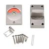 Secure Door Indicator Lock Stainless Steel Door Bolt Latch Privacy Door Lock  Public Restroom