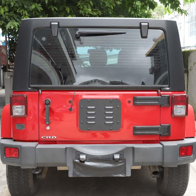 Наполнитель запасного колеса, заглушка задней двери, крышка вентиляционной пластины с задней дверью, комплект прочных резиновых заглушек для Jeep Wrangler JK & JKU 2007-2017