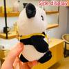 Cartoon Cute Plush Panda Doll Creative Keychain Student School Bag Pendant Couple Small Gift Boys and Girls Gift