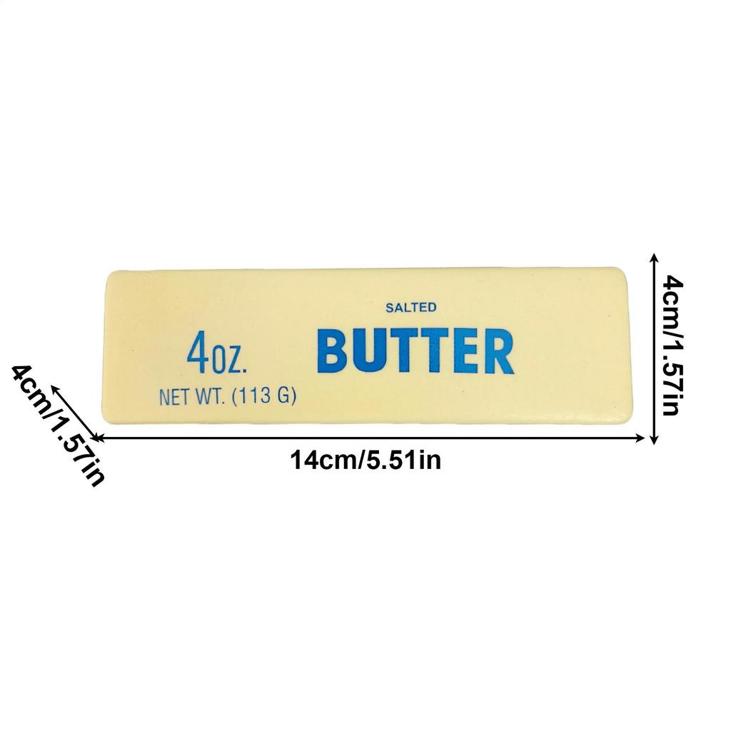1Pcs Antistress Butter Stick Stress & Anxiety Relief Fidget Toys Slow Rising Squishys Squeeze Elastic Cheese Stick Prank Toys