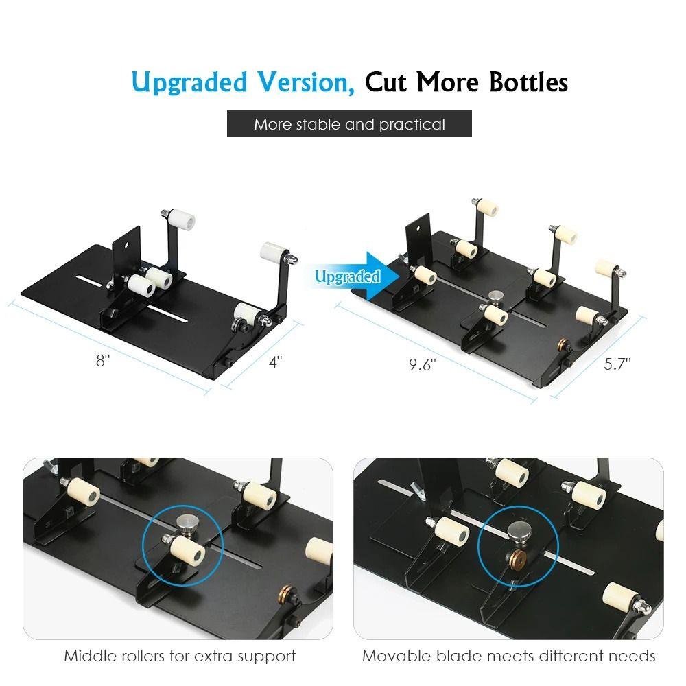 Резак для квадратных и круглых стеклянных бутылок, резка скульптур, винные бутылки