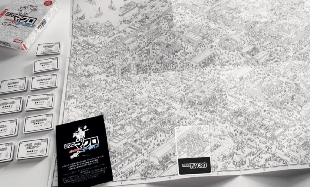 Настольная игра Micro Crime City японская версия Macro All-in