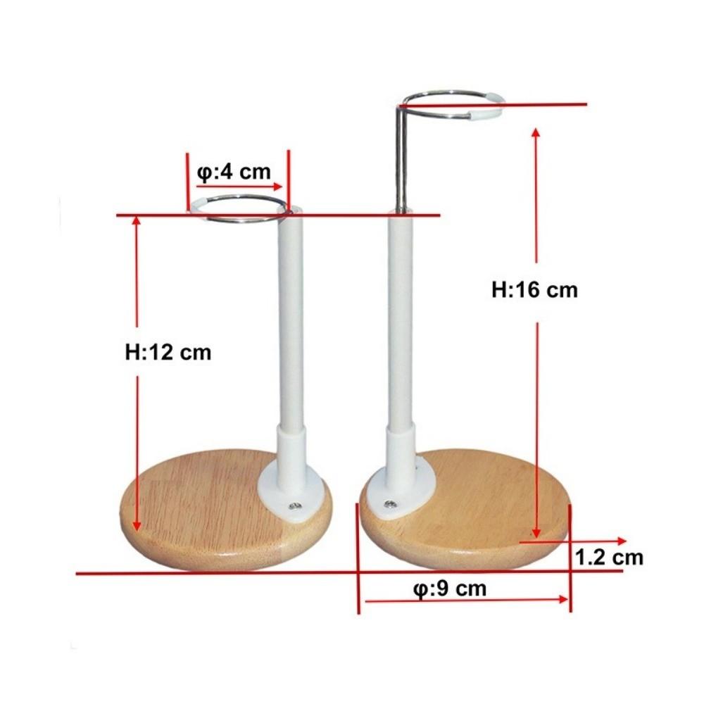 Wooden Base Doll Stands Adjustable Action Figure Stand New Doll Display Holder  Organizer Bracket
