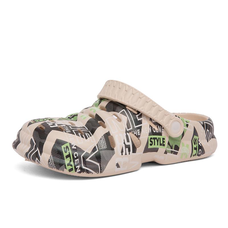 Мужские резиновые сандалии, пляжная обувь, мужские сабо Zuecos Hombre, садовая обувь, летние модные сандалии без шнуровки, повседневные дышащие сандалии