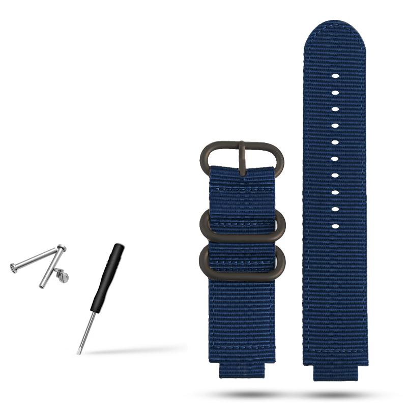 Классический 24*16 мм выпуклый металлический мужской нейлоновый ремешок для часов TIMEX T2N721 T2N720 TW2T76500 TW2T76300 спортивный дышащий холщовый ремешок для часов