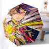 1pc Anime Character Outdoor Umbrella - Automatic Opening/Closing - Portable 3-Fold Design - 8-Rib Iron Frame - Perfect Gift for Fans, Travelers,