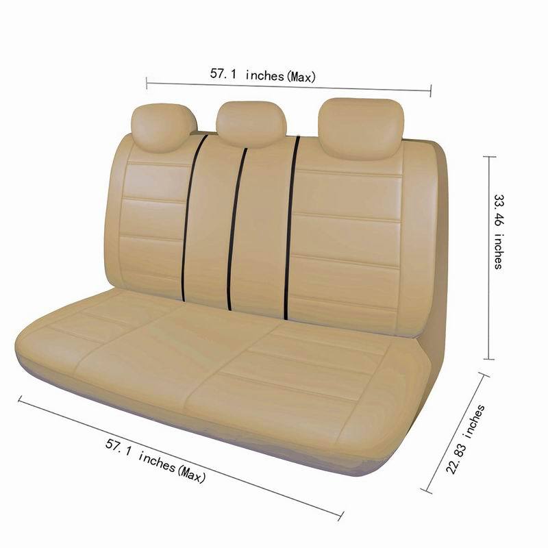 Роскошные универсальные чехлы для автомобильных сидений из искусственной кожи, аксессуары для интерьера, полный комплект, черные чехлы для автомобильных сидений, защитные чехлы для автомобильных сидений