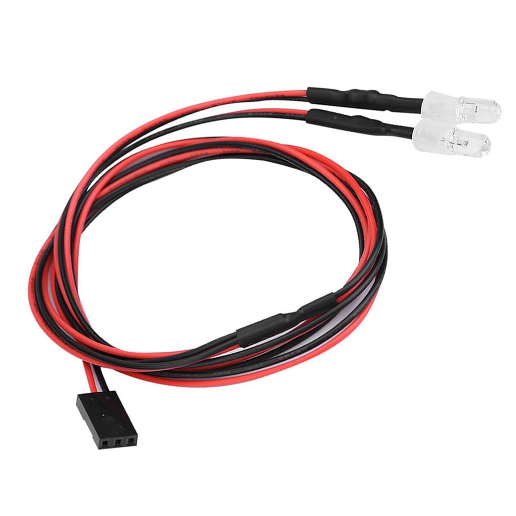 2 шт. 5 мм фары RC аксессуар светодиодные фонари для модели дрифт-кара 1/10 (9# Белый свет)