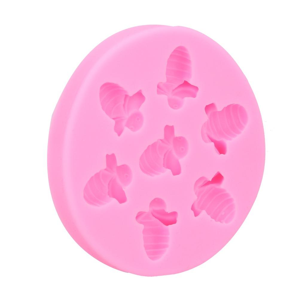 Bee Design Silicone Cake Mold Food Grade Silicone Chocolate Dessert Mold DIY Dessert Decoration