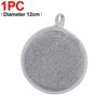 20/1PCS Double-side Dishwashing Sponges Silver Wire Cleaning Sponge Pot Dish Wash Sponge Oil Removal Scouring Pads for Kitchen Cleaning