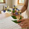 Real Touch Artificial Iris Flower Branch Realistic Luxury Fake Iris Stem  Home Decor