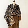Luxury Design Winter Imitation Cashmere Jacquard Scarves High Quality Women Thicken Wrap Shawl Ladies Wool Pashmina Scarf