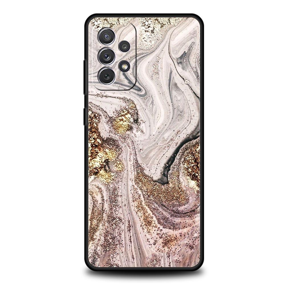 Винтажный мраморный чехол для телефона Samsung Galaxy A55 A35 A17 A07 A15 A13 A25 A51 A71 A72 A73 A32 A52 A52S A41 5G Мягкий ТПУ корпус Сумки
