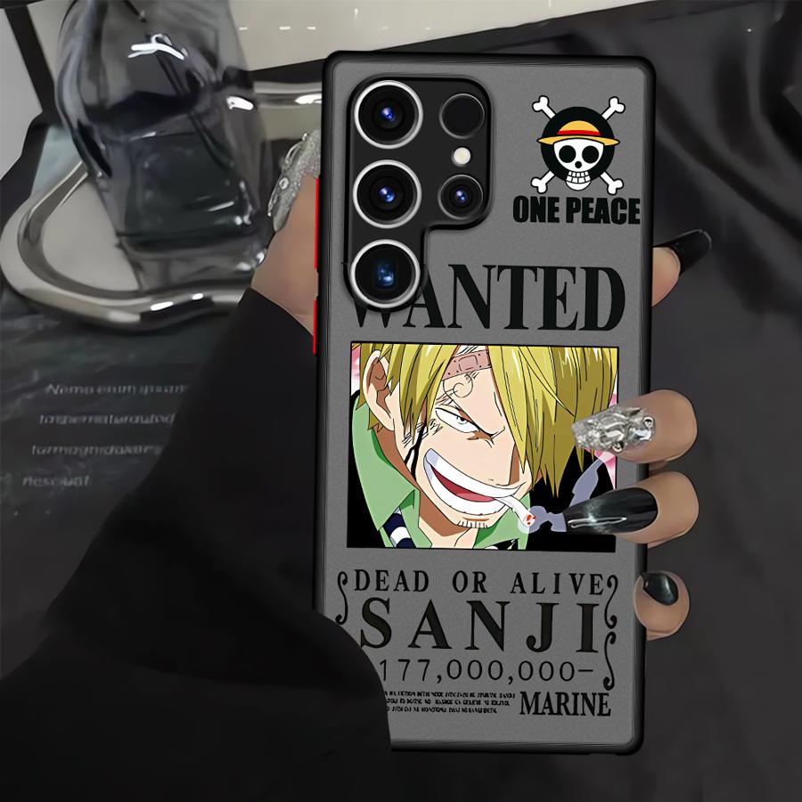 Anime One Piece Luffy Back Phone Cover Case for Samsung Galaxy S24 FE S20 S10 S21 S22 Plus S23 Ultra S9 S25 Edge