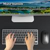 Двухрежимная клавиатура TWO Bluetooth-клавиатура 2.4G беспроводная клавиатура 102 клавиши Перезаряжаемая клавиатура Для ПК Android Windows macOS