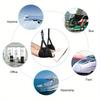 1pc Foot Hammock - Portable & Comfortable, Adjustable Straps with Durable Metal Buckles, Compact Design for Office, Airplane & High-Speed Rail Use