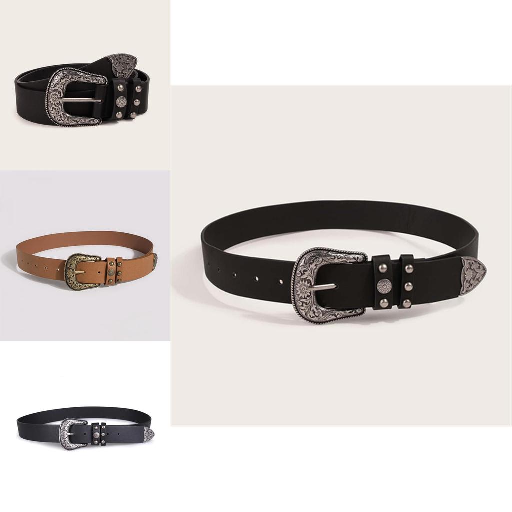 Художественный винтажный женский ремень с овальными элементами и элементами в горошек для повседневных нарядов