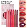 HANDAIYAN 6 Lippen Sûnder Plakke Om Cup Matte Red Pen Lip Line Pen Suit