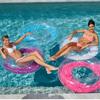 2022 новейший дизайн перьев надувной плавательный круг в розовом, белом, синем цвете плавательный круг Ins стиль надувной поплавок плот для женщин