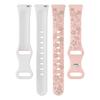 18mm 20mm 22mm Floral Engraved Band for Samsung Galaxy Watch 7 6 5 4 Cute Fancy Silicone Strap For Huawei Watch GT4 5 Pro/Active 2 Correa