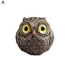 Yousheng 1/3 шт., ручная работа, реалистичная статуэтка совы с большими глазами, замысловатые перья, металлическая фигурка совы, домашний декор