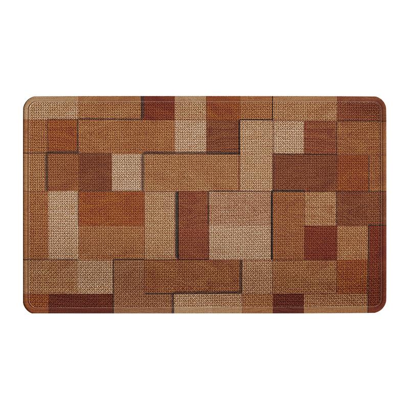 Organic Linen Bath Mat & Bathroom Rug, Shower Doormat with Non-Slip Rubber Backing, Quick Absorb Eco-Friendly for Bathroom