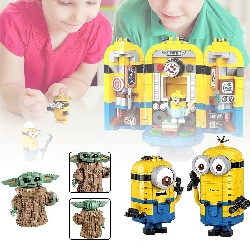 Wars The Star Child Baby Yoda Minions Building Block Children Toys Educational