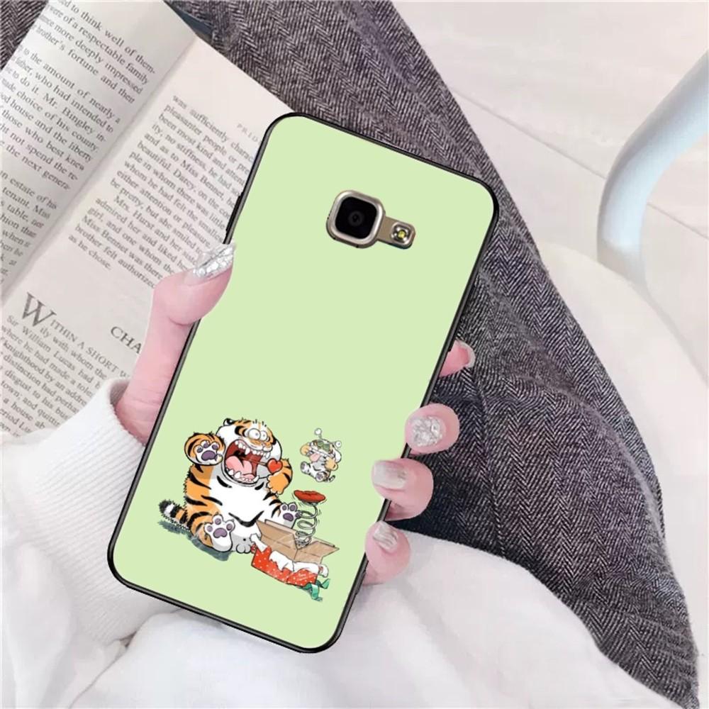 Чехол для телефона с мультяшным толстым тигром для Samsung A 10 11 12 13 20 21 22 30 31 32 40 51 52 53 70 71 72 73 91 13
