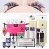 Профессиональный набор для наращивания ресниц, набор для макияжа, полуперманентный макияж, индивидуальное наращивание ресниц, завивка, клей, наборы инструментов с сумкой 16 в 1