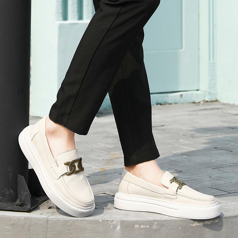 Модные белые кожаные повседневные туфли для мужчин, роскошные женские мокасины, кожаные лоферы для мужчин, оксфорды, элегантные мужские туфли без застежек для вождения