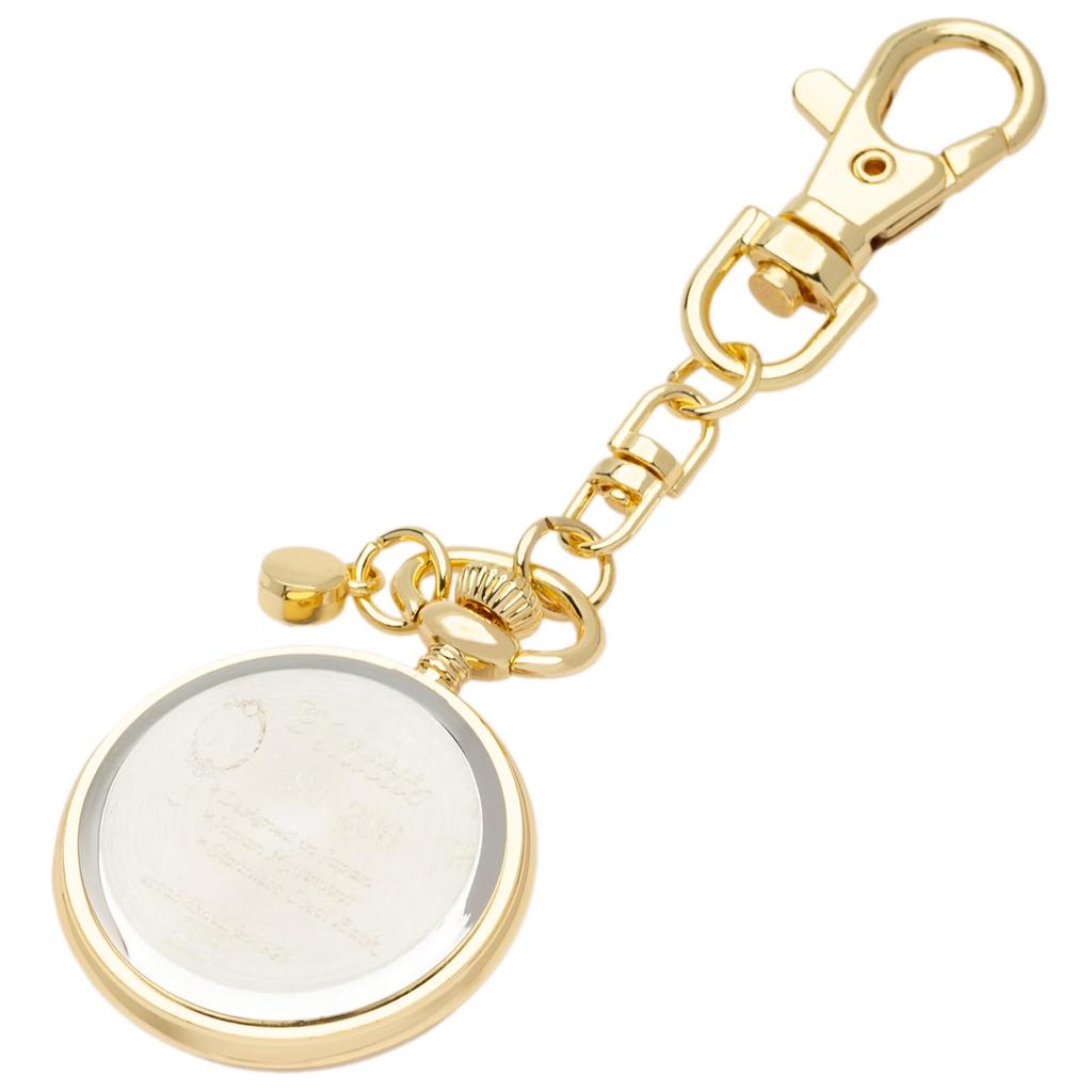 Pocket Watch Keychain Watch Analog Constellation Board Spring Triangle Crystal Sein Spring [Fieldwork] Women's ST296-1