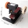 Adjustable Speed Mini Electric Polishing Machine Dual Wheel Sharpener  Deburring Work