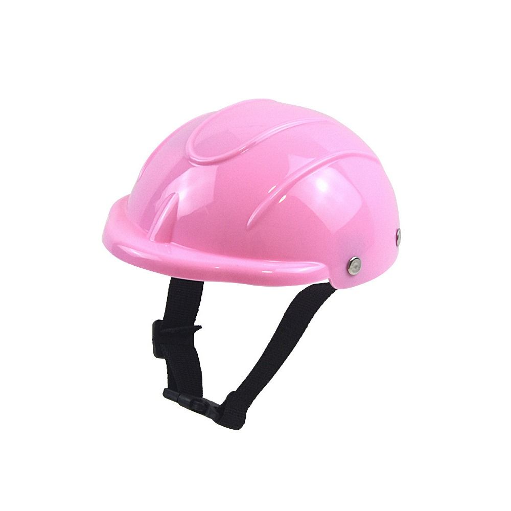 Adjustable Pet Safety Helmets Wear Resistant Pet Motorcycle Helmet Cap Dog Cycling Helmets  Outdoor