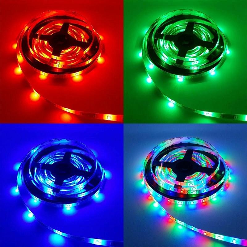 RGB светодиодная лента с управлением через Bluetooth-приложение и музыку для подсветки фона телевизора
