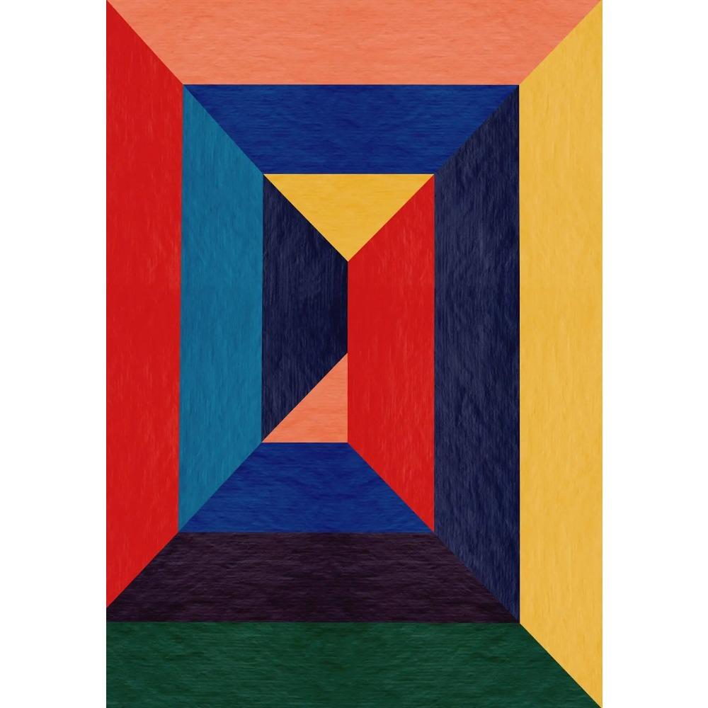 Modern Nursery Abstract Geometric Posters Icecream Yellow Vase Cocktail Prints Canvas Painting Wall Art Pictures Home Room Decor