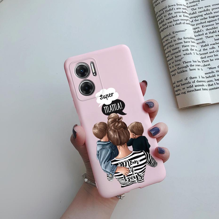 Case For Xiaomi Redmi 10 5G Case Silicone Soft Cute Pretty Girls Cover Funda For Xiaomi Redmi 10 5G 22041219G 22041219NY Bumper
