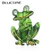 Lovely Rhinestone Arcylic Handmade Frog Brooches Women Unisex Animal Party Casual Brooch Pins Jewelry Gifts