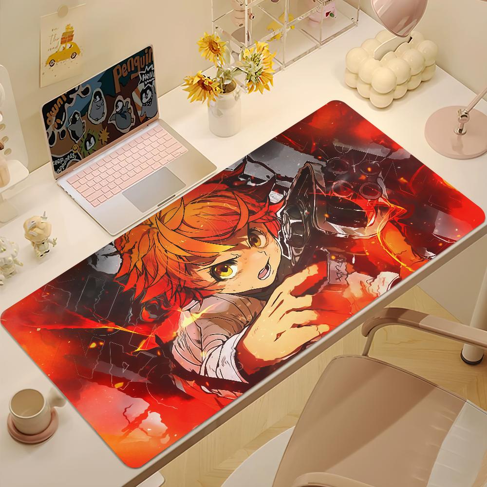 The Promised Neverland Mouse Pad Large Nonslip Lockedge Desktop Computer Desk Mat Keyboard Writing Mousepad Office Game Student