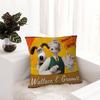 Cartoon W-Wallace and G-GromitS Pillow Cushion Cover Pillowcase Living Room Sofa Home Decor Customized