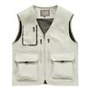 Мужской многофункциональный жилет, повседневный, карманный, для фотосъемки, рабочая одежда для рыбалки, камзол